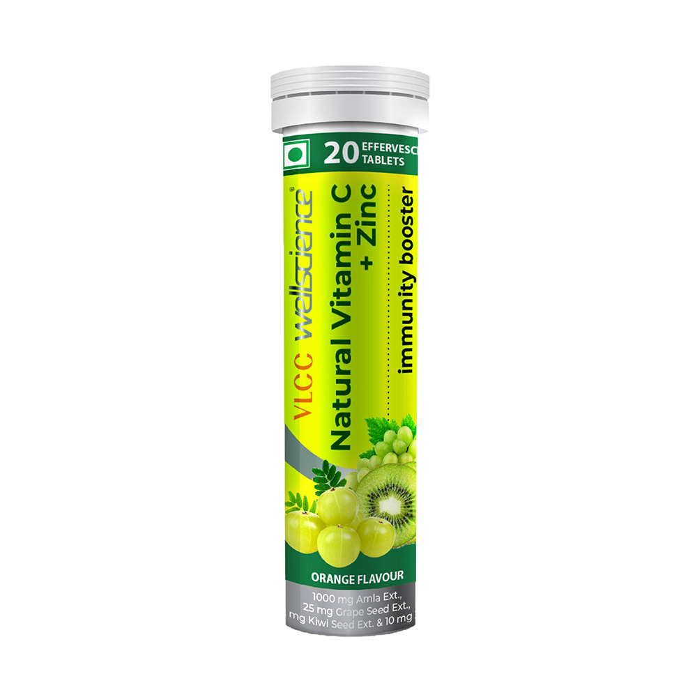 Vlcc Wellscience Natural vitamin C + zinc